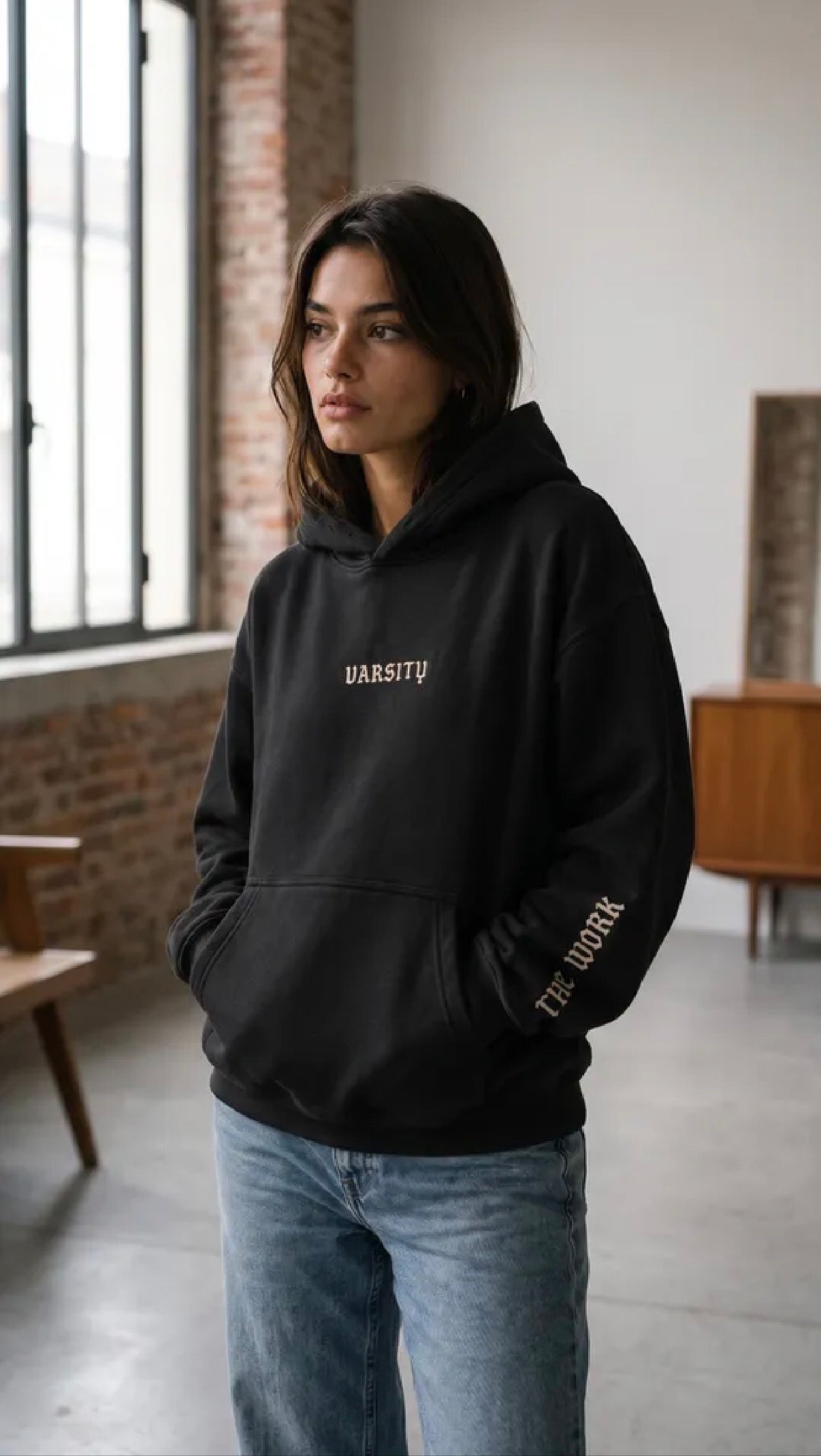 Varsity “Put in the Work” Hoodie