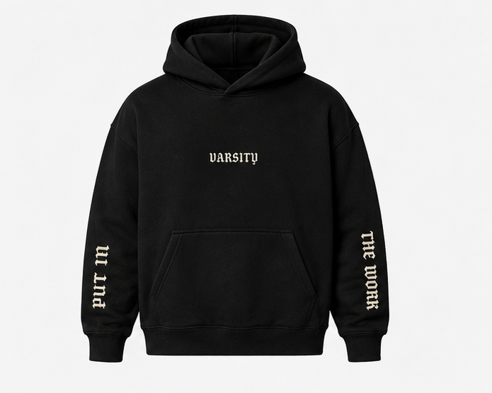 Varsity “Put in the Work” Hoodie